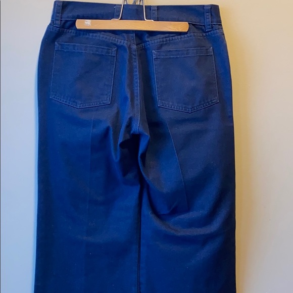 ✨NEW✨GAP TROUSER FLARE DARK BLUE JEANS EARLY 2000s - Picture 9 of 13
